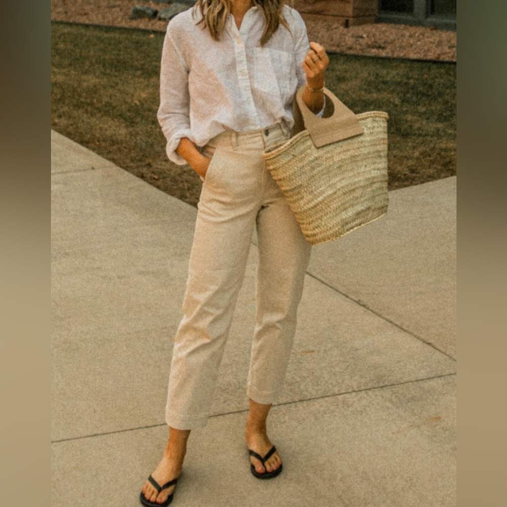Everlane straight leg crop